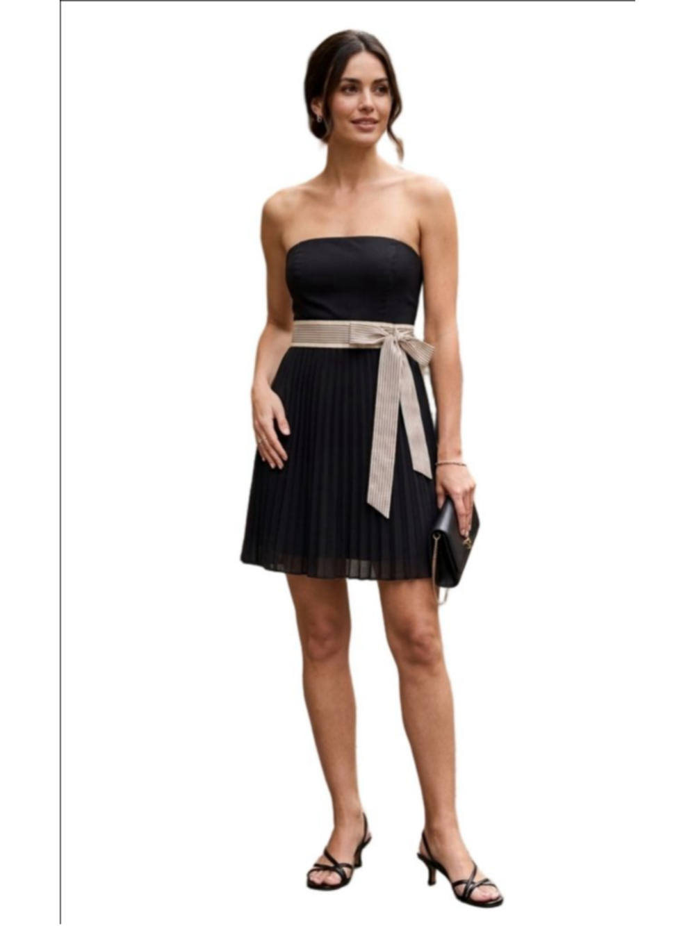 Women's The Limited Black Strapless Dress, Size 8
